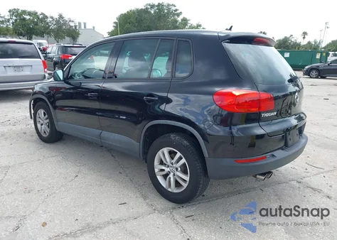 2013 Volkswagen Tiguan S z USA, uszkodzony, nr VIN WVGAV3AXXDW596963